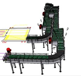 滾筒輸送線 3d通用格式下載 2.24 mb,zip格式 機(jī)械cad圖紙