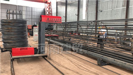 湖州數(shù)控鋼筋籠滾焊機18米雙筋繞筋機